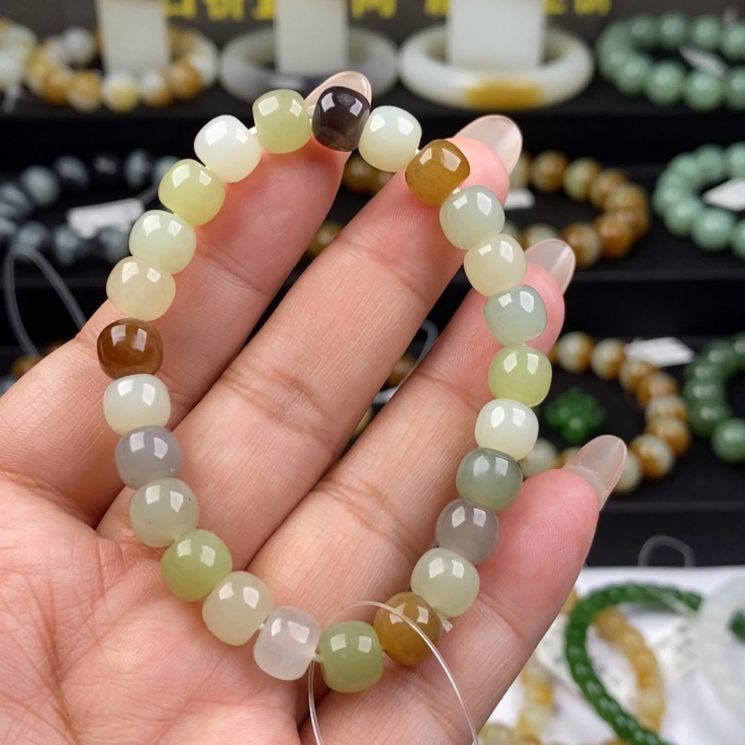 和田玉手串未镶嵌