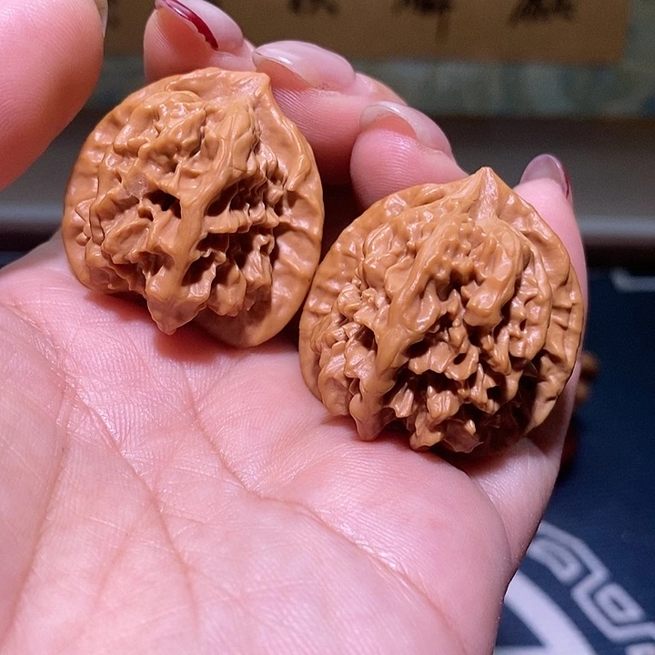 文玩核桃把件山*33原生树野生