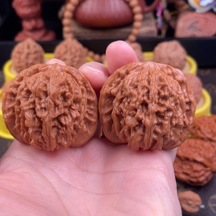 吊坠文玩核桃四座楼45