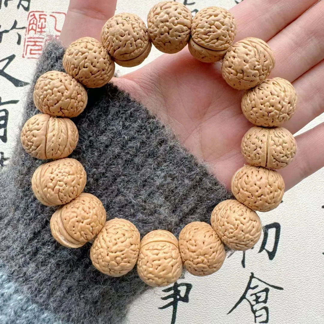 山核桃手串17-22mm混发【款号：265*】