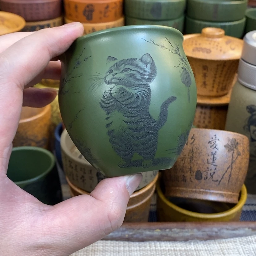 【闪购商品】紫砂杯子宜兴全手工紫砂杯