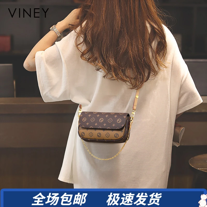 Viney包包女包新款链条包小众设计斜挎包生日圣诞礼物送女生