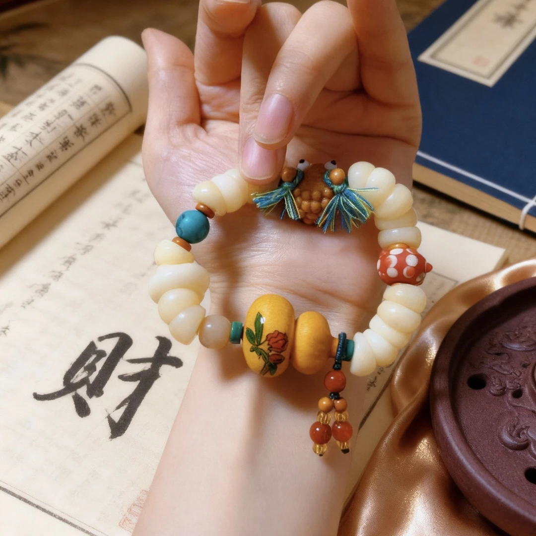 天然钱袋葫芦手串