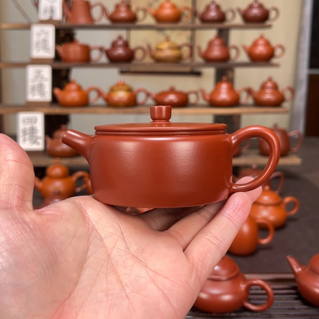 吴***]紫砂茶壶精工汉瓦128cc