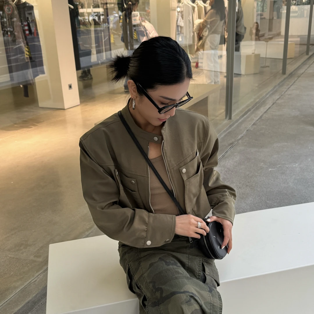 贾小姐私服-春秋短款百搭设计感外套