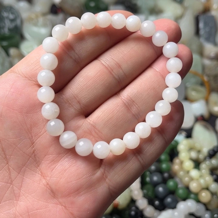 和田玉（糖玉）未镶嵌套链