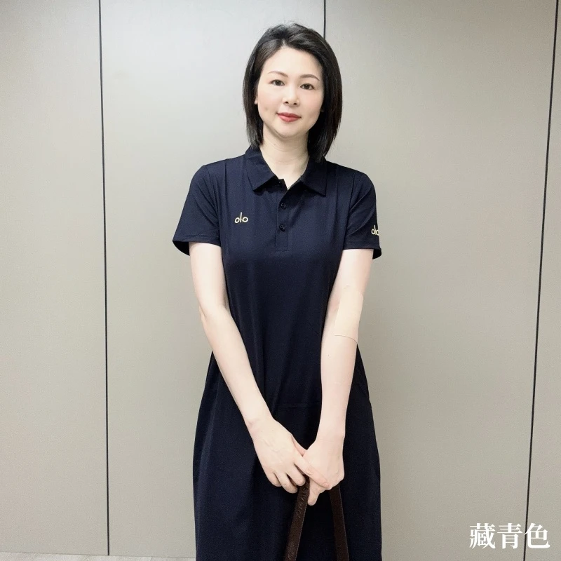【魅力风】夏季新款POLO领显瘦连衣裙5322款