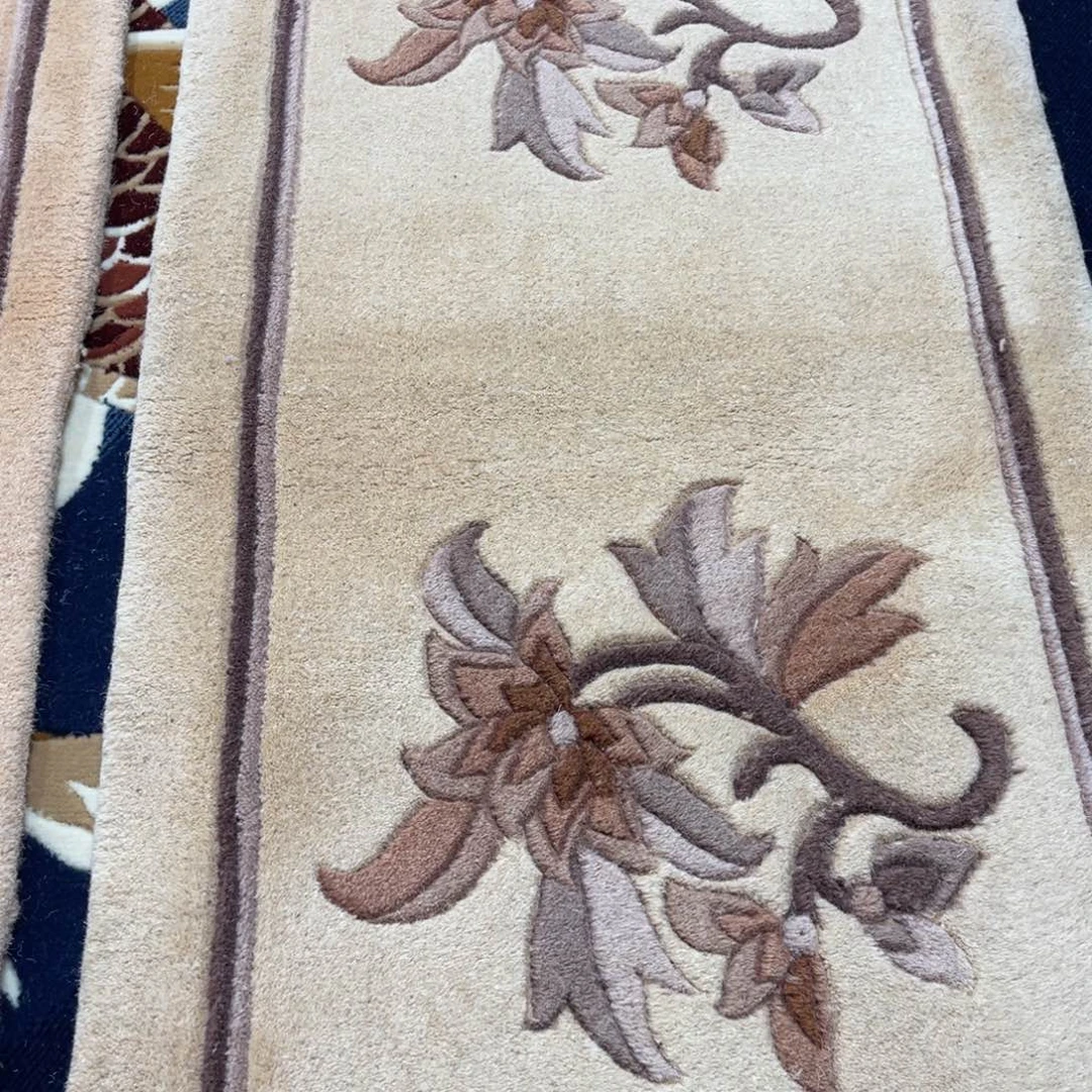 羊毛50×100纯羊毛手工地毯