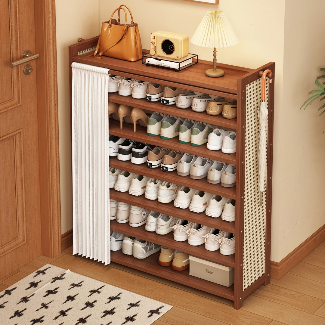 鞋架家用门口多层置物架鞋柜新款2025爆款出租房用防尘罩收纳神器