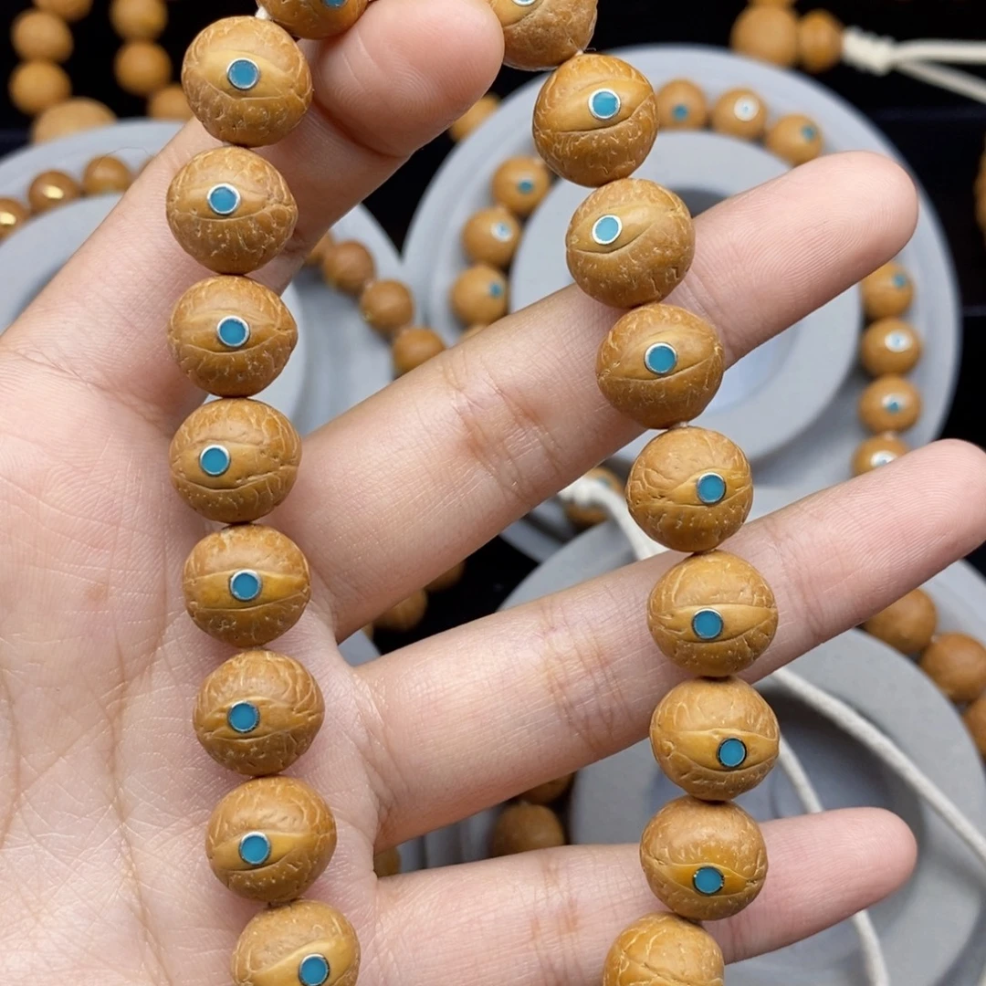 凤眼菩提手串12.5+新籽松