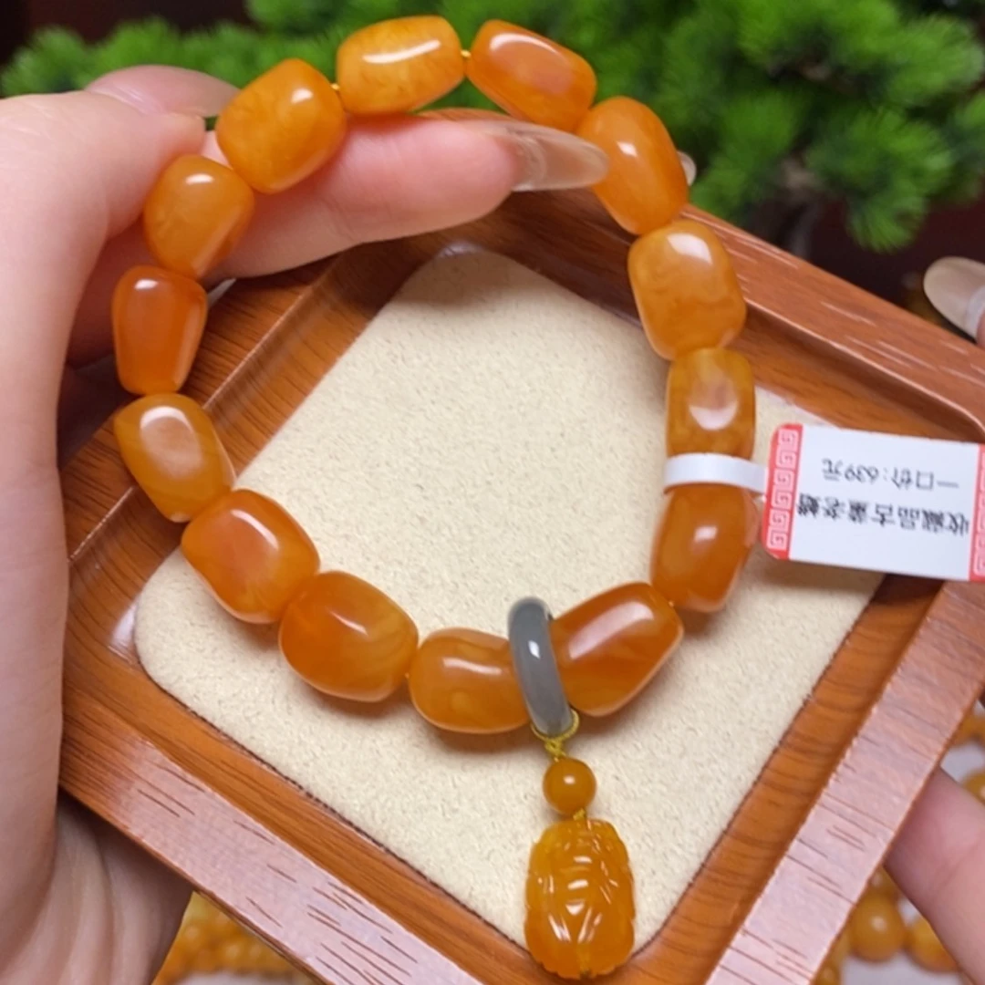 【闪购商品】未镶嵌蜜蜡手链手串