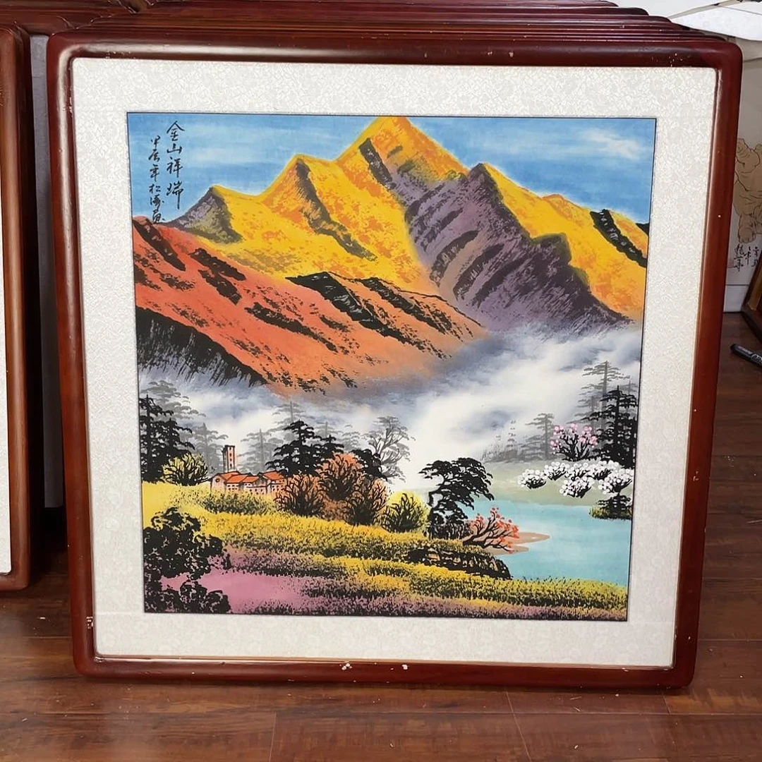 国画带框尺寸63*63厘米