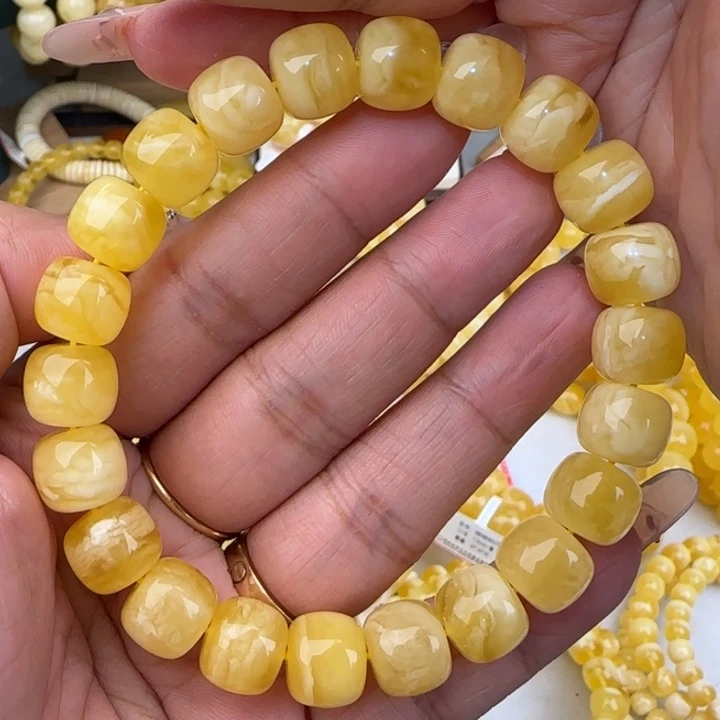 手链蜜蜡未镶嵌妖花老型手串