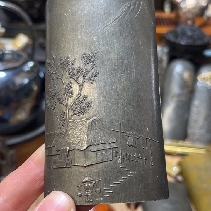 锡中古工艺品摆件