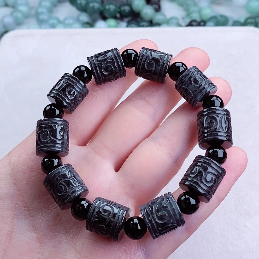 翡翠未镶嵌毛衣链