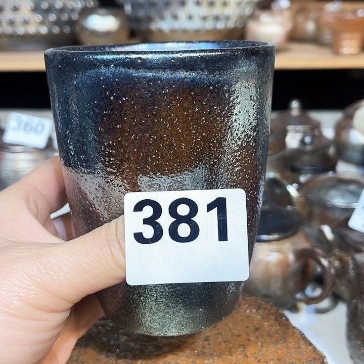 杯赵*方高温柴烧陶泥可乐杯