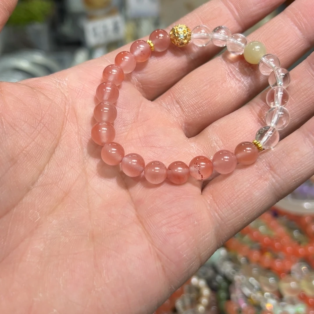 南红玛瑙手链未镶嵌小**记
