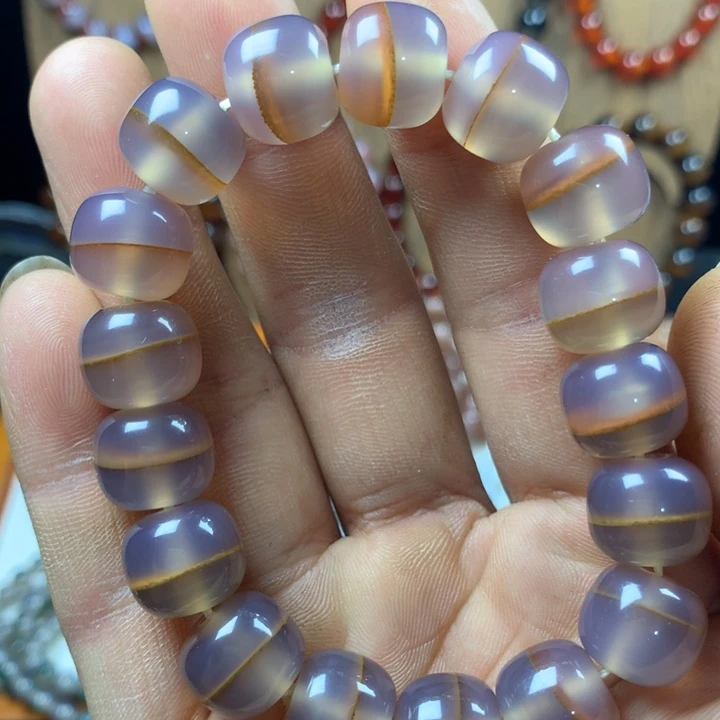 玛瑙/玉髓未镶嵌手链