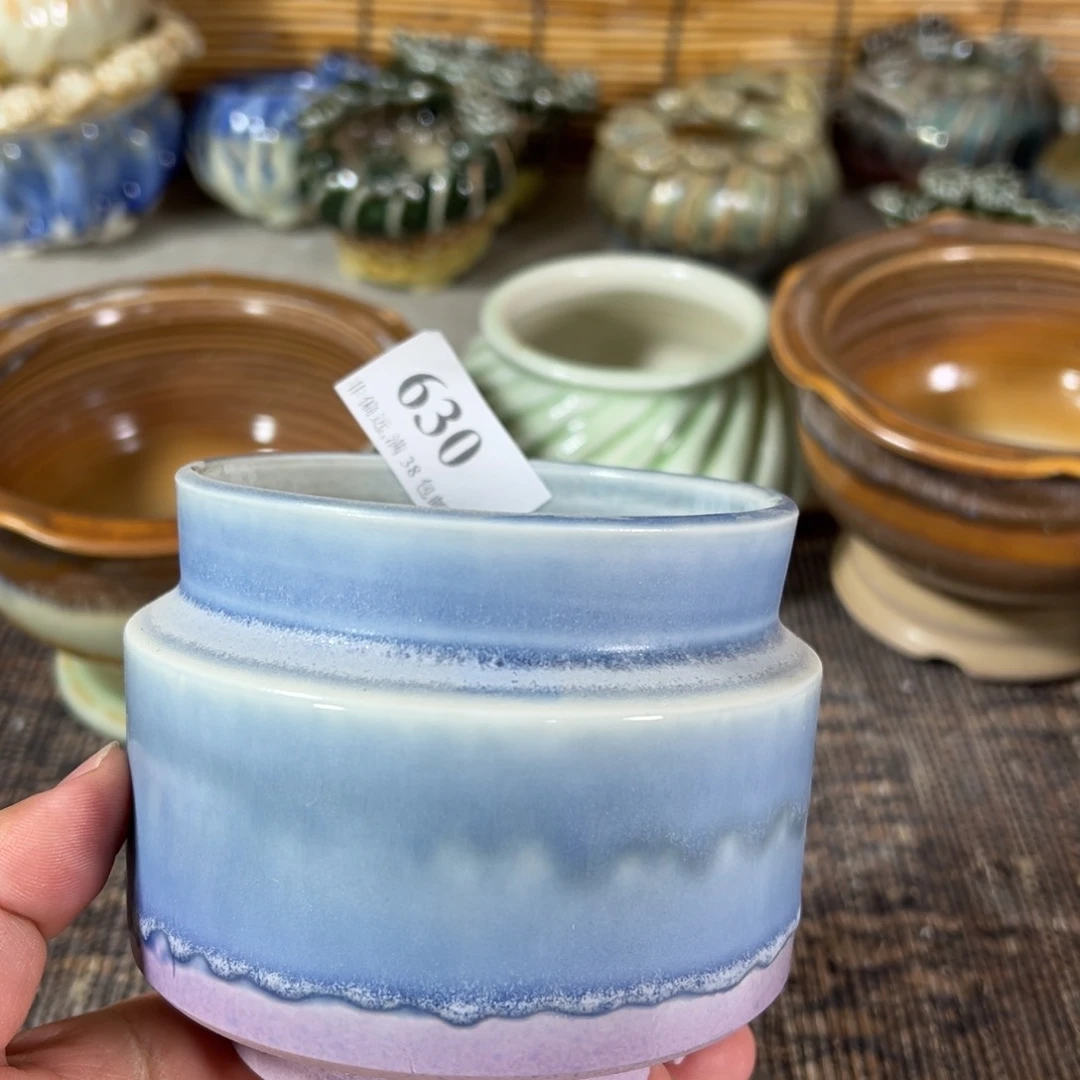 陶瓷口8高8 景德镇手工花盆