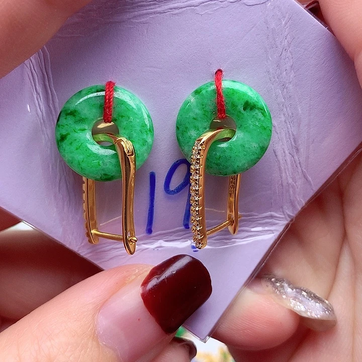 翡翠颈饰银S925镶嵌翡翠