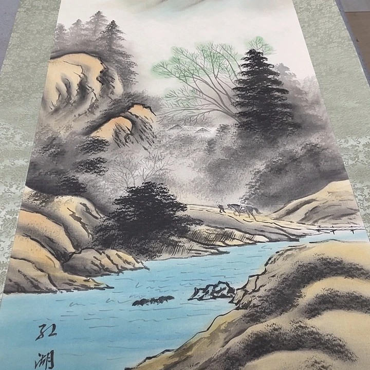 琅***珉折扇在家呢我在外了