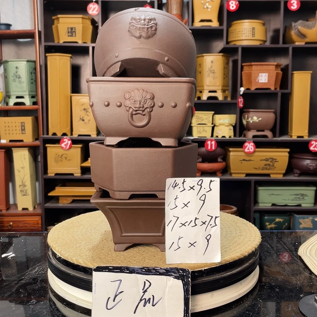 D-盆尚好紫砂花盆