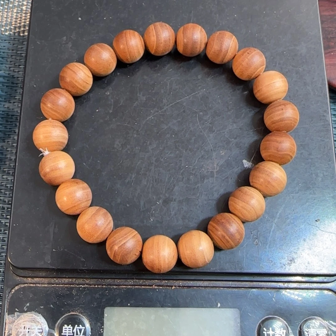 一***素木老山1.0单圈手串嘎嘎香焦糖甜