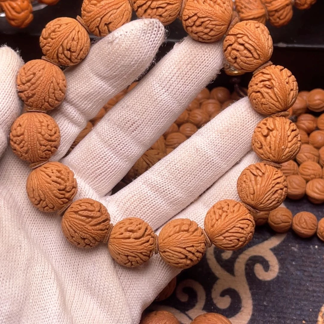 手串桃核精品绣球手串1.6