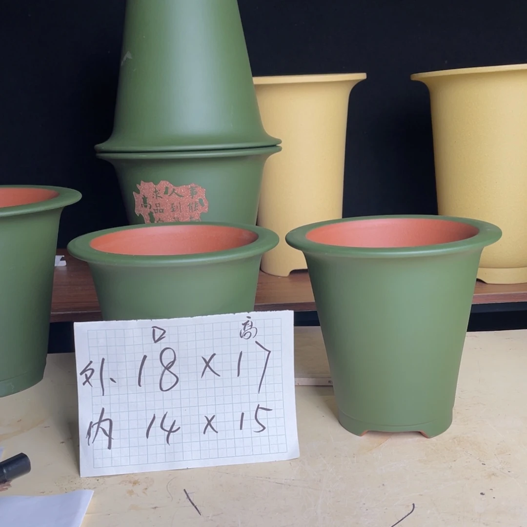 宜兴原矿紫砂花盆