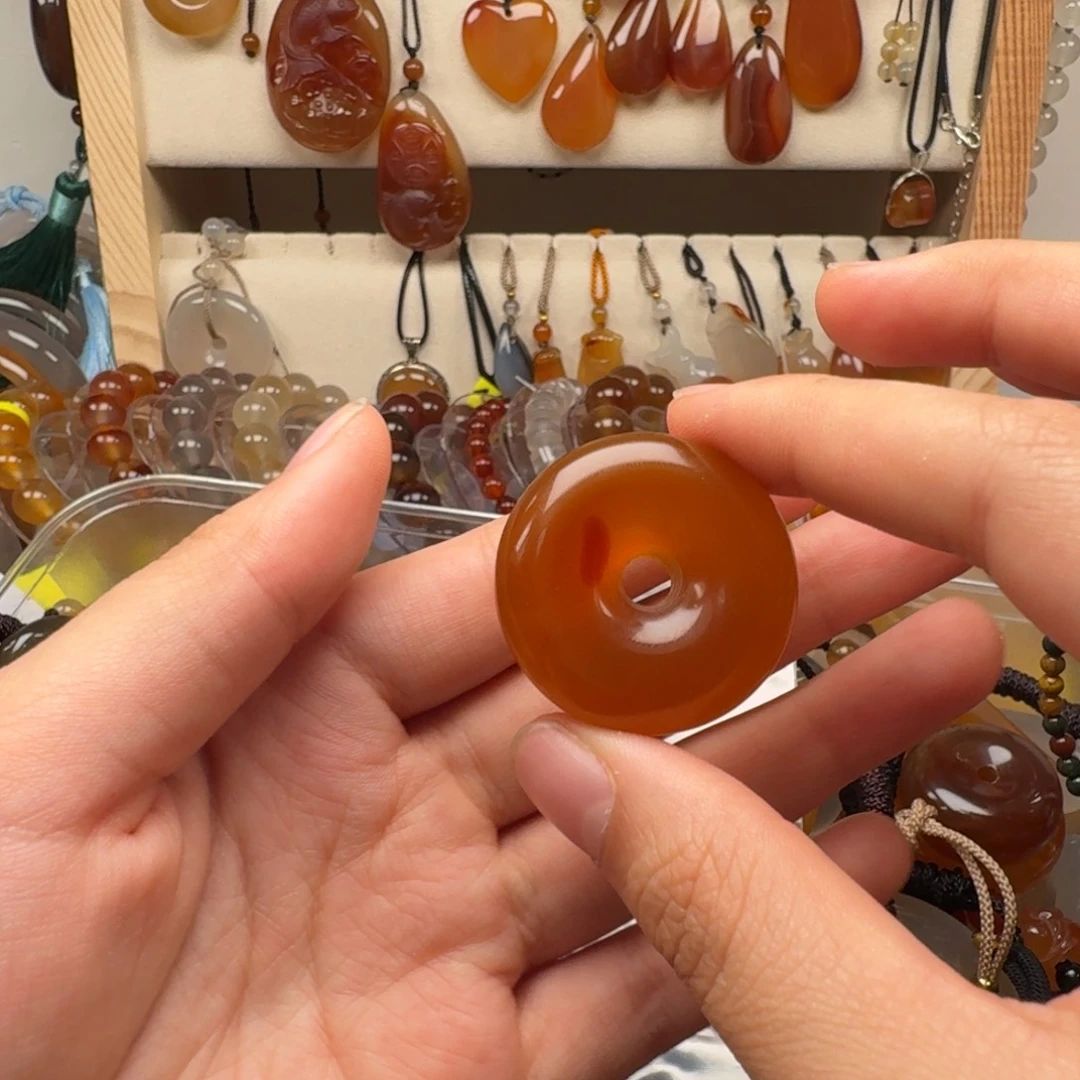 猫***玛瑙/玉髓合金手链8010