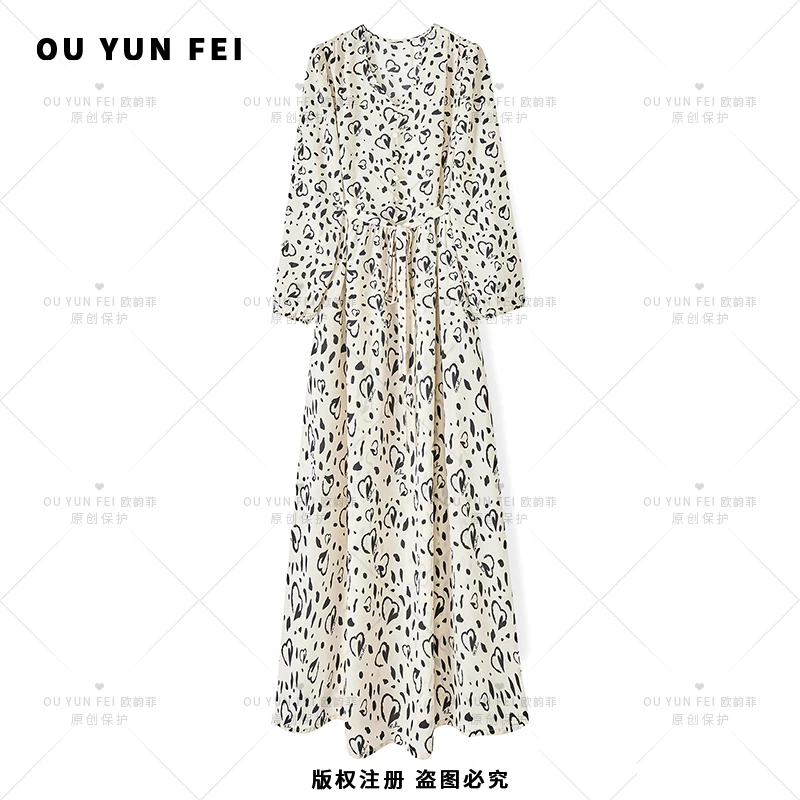 气质连衣裙夏季新款显瘦穿搭轻奢女装洋气高级长裙F1952