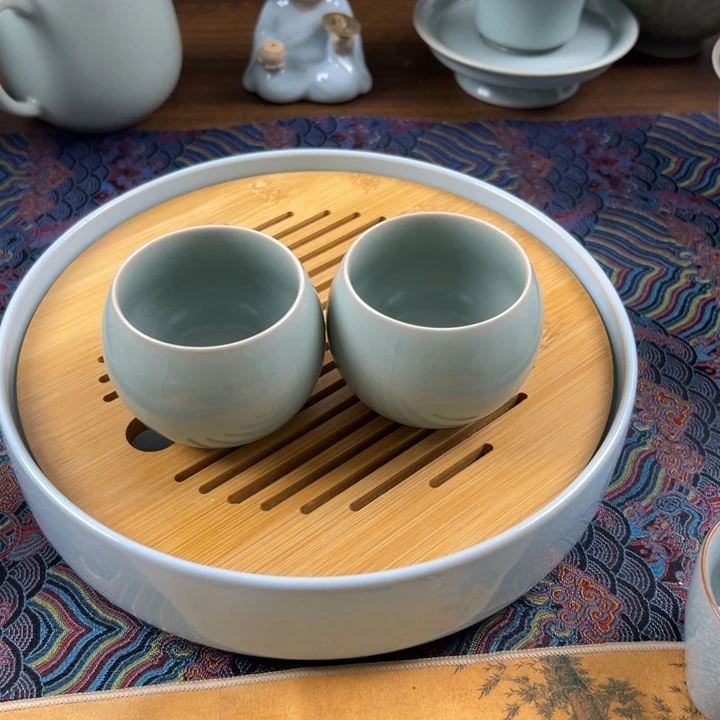 杯子瓷原矿原釉水龙蛋杯