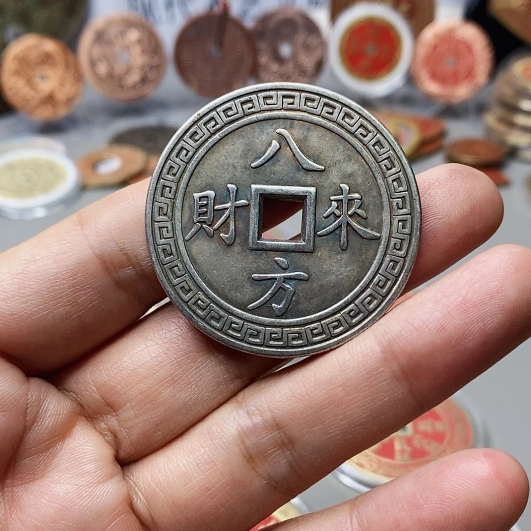 铜现代仿制工艺文创铜币