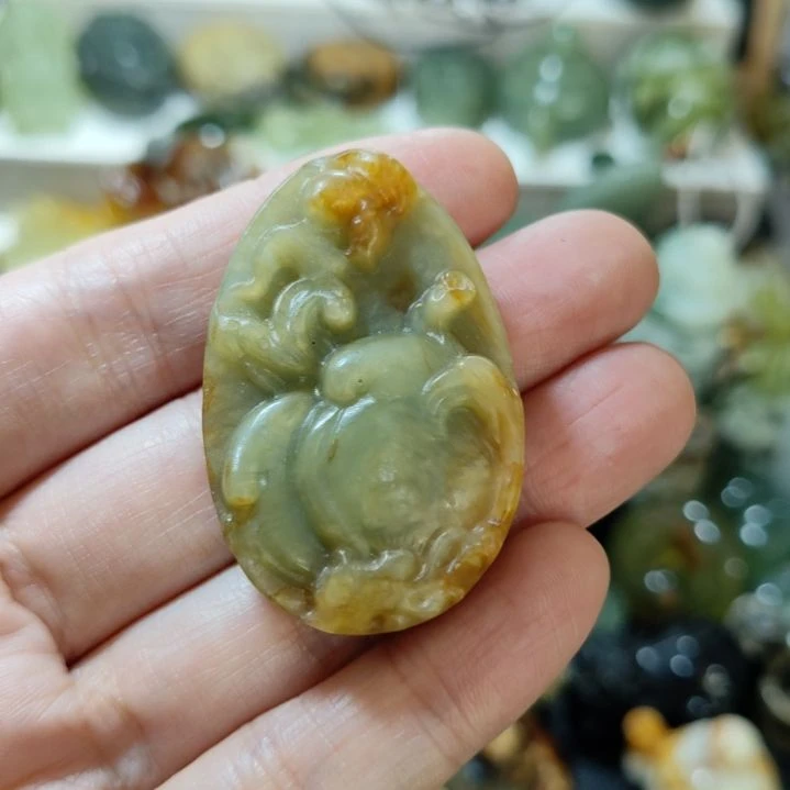 岫玉挂坠款式未镶嵌