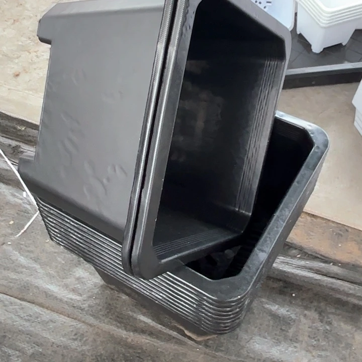 220黑方盆20公分高15公分12个