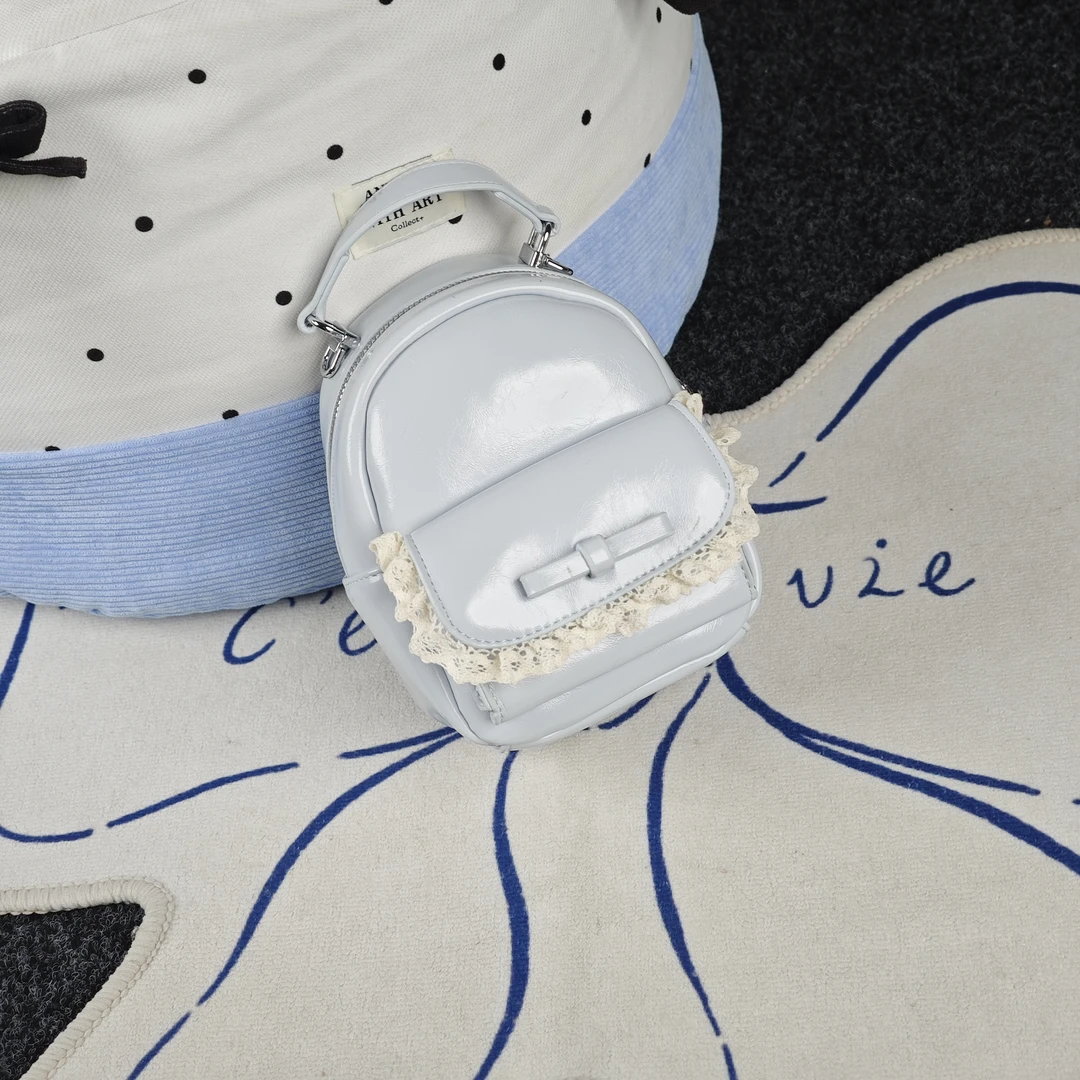 一张同学【长约15宽9高18单位厘米】时尚手提双肩包C5966蓝色