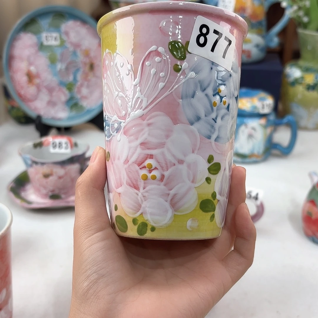 景德镇手绘高温釉下彩陶瓷茶具