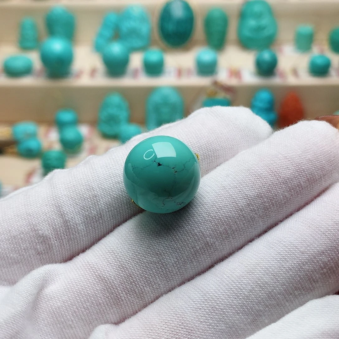 绿松石珠宝半成品未镶嵌