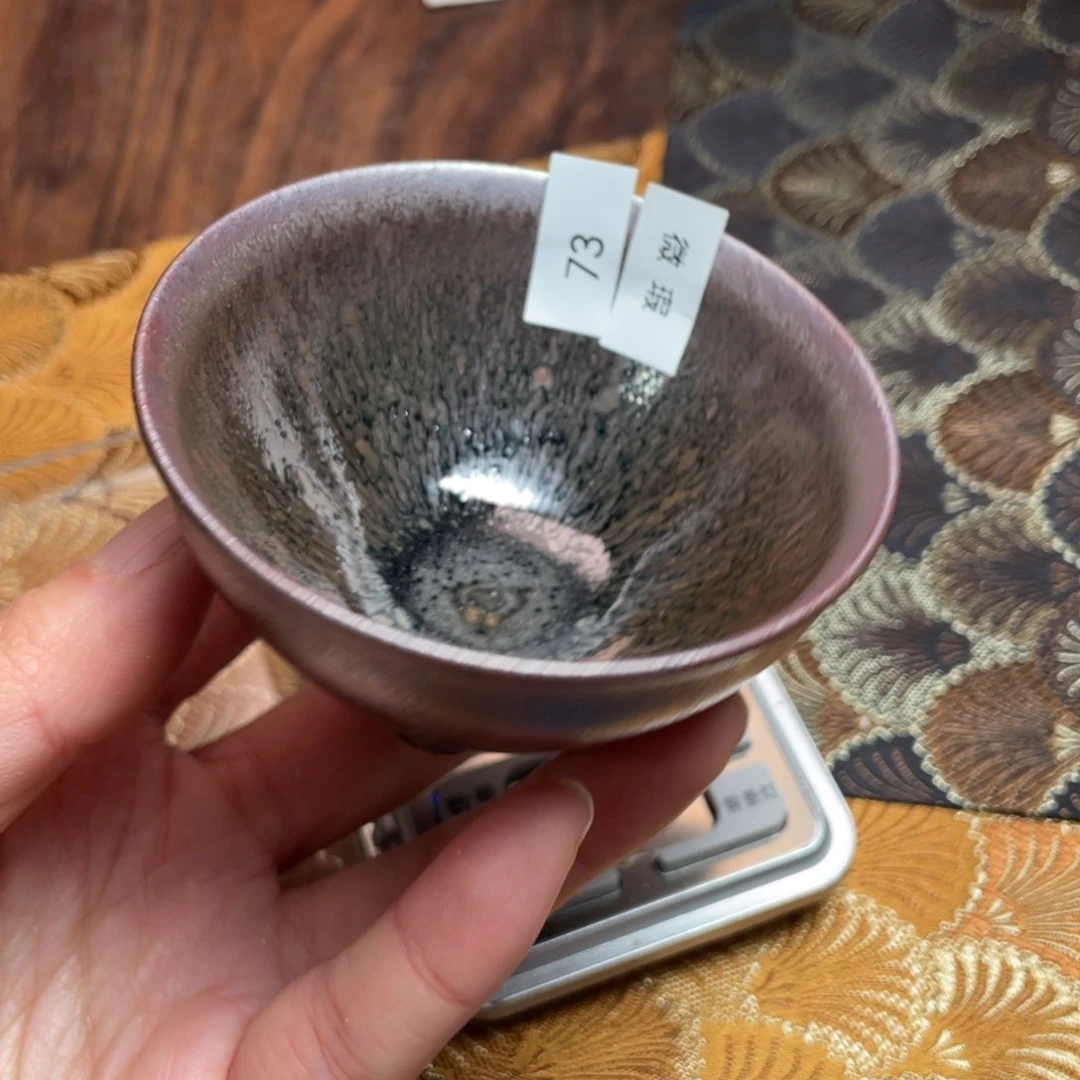 茶盏73福临号建盏主人杯微瑕