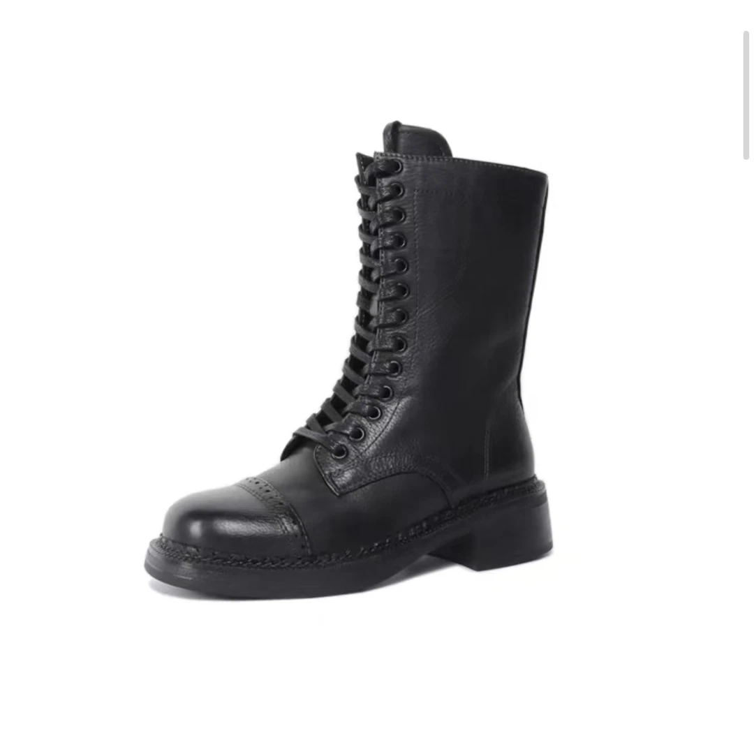 【时尚穿搭】仓库现货 女士厚底 百搭马丁靴~950-FY