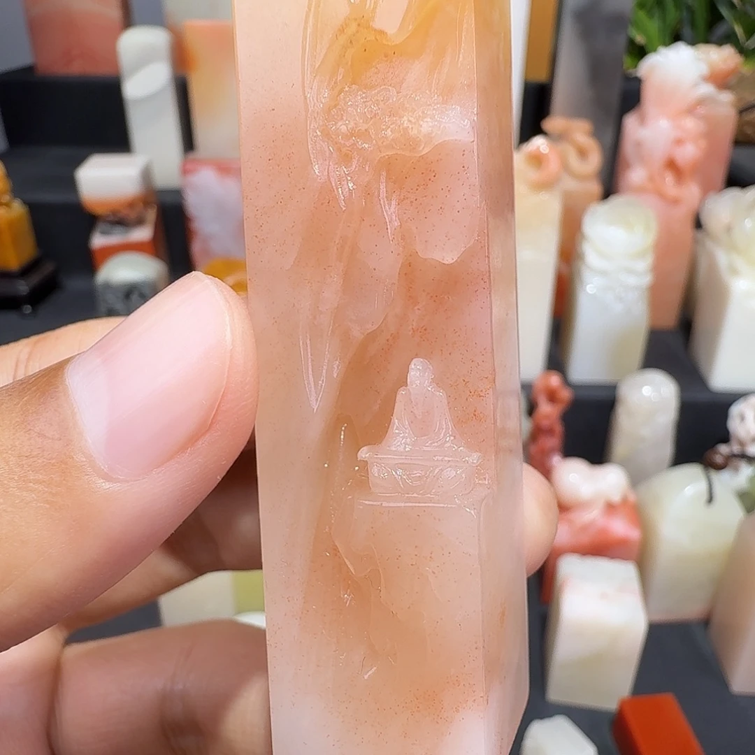 W***t印石老挝石抚琴印章