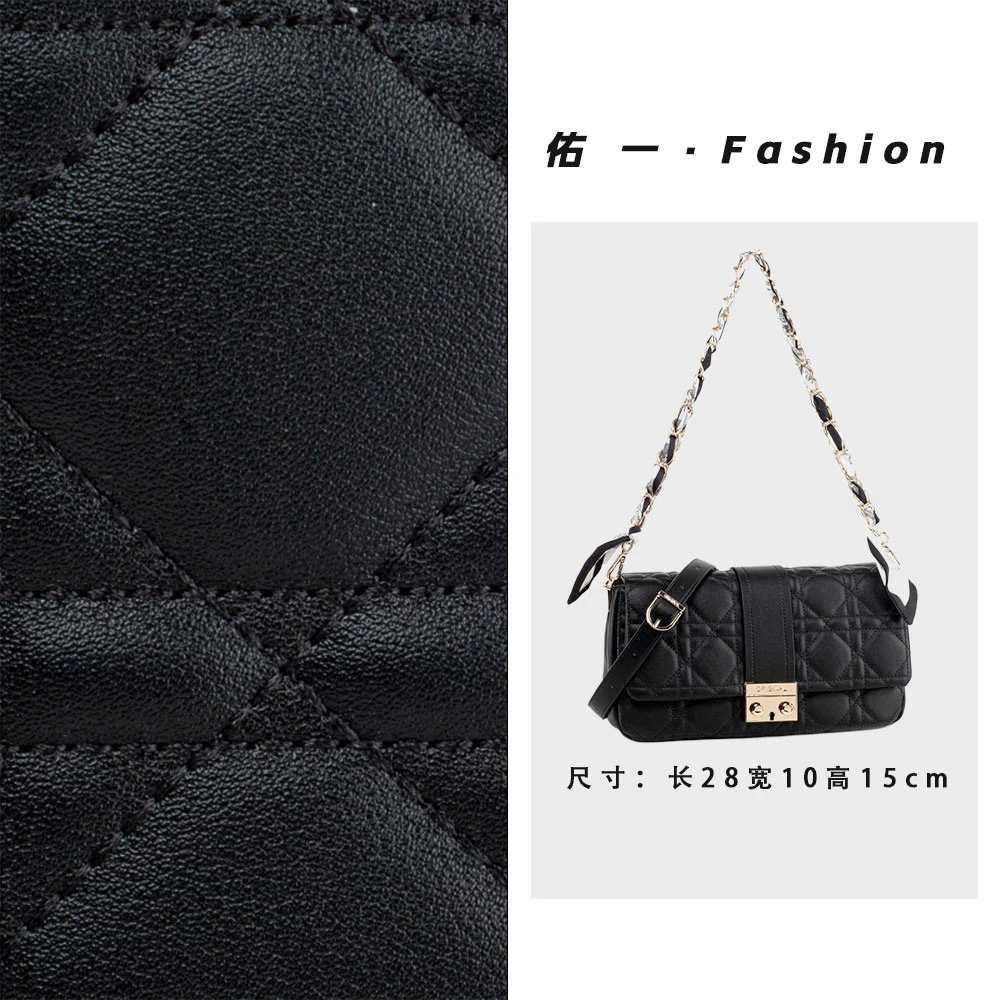 佑一【RAIN.CUN】QYX-98157-黑色轻奢时尚百搭气质女包