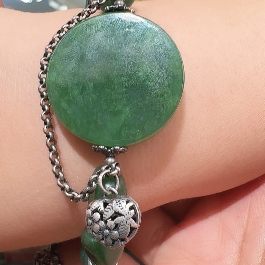 和田玉未镶嵌手链