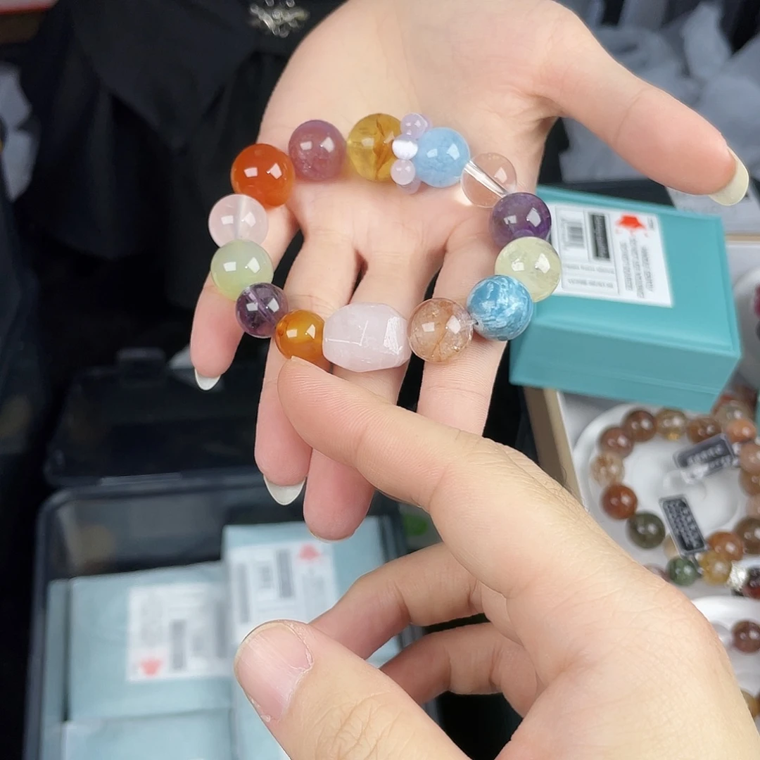 水晶手链银S925镶嵌