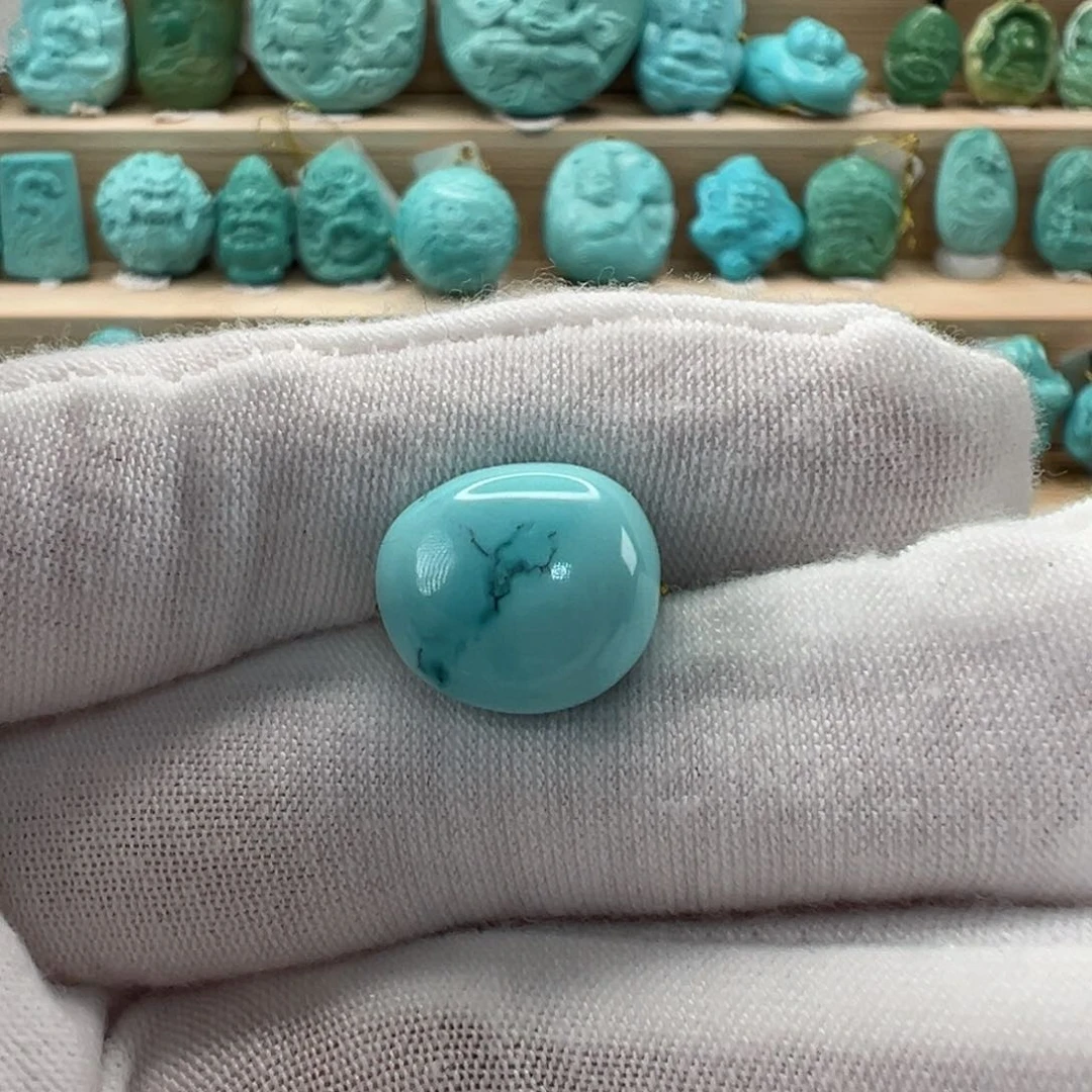 未镶嵌绿松石随形 12.4mm