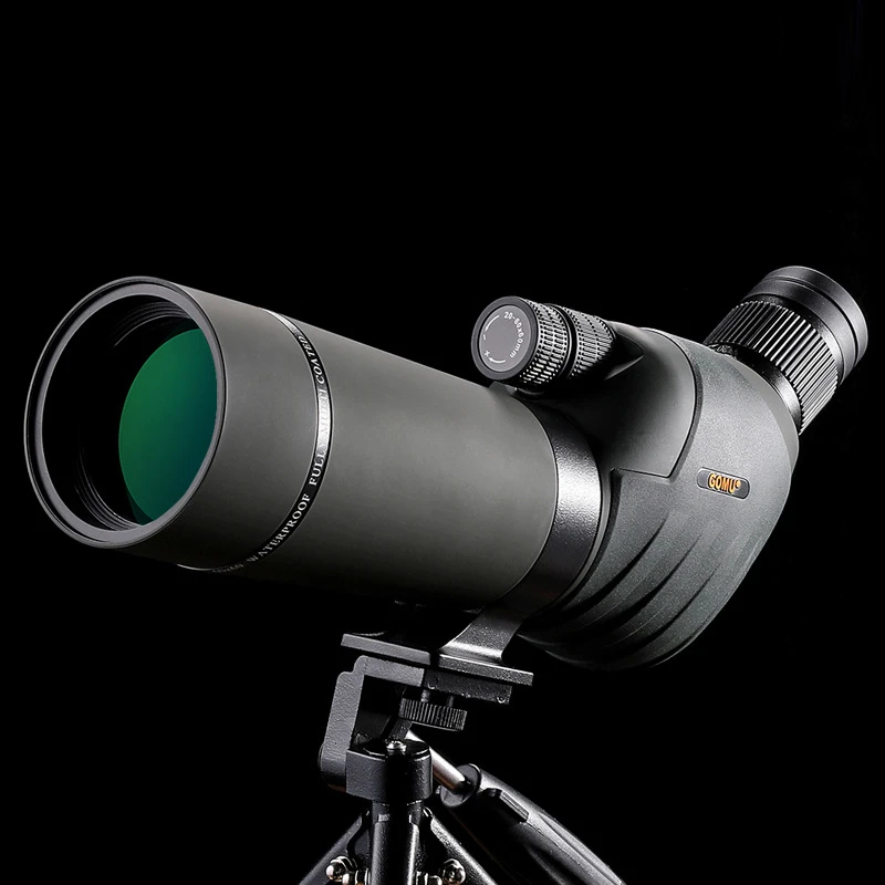 高牧观鸟镜单筒望远镜连续变倍20-60x70高倍高清夜视观靶
