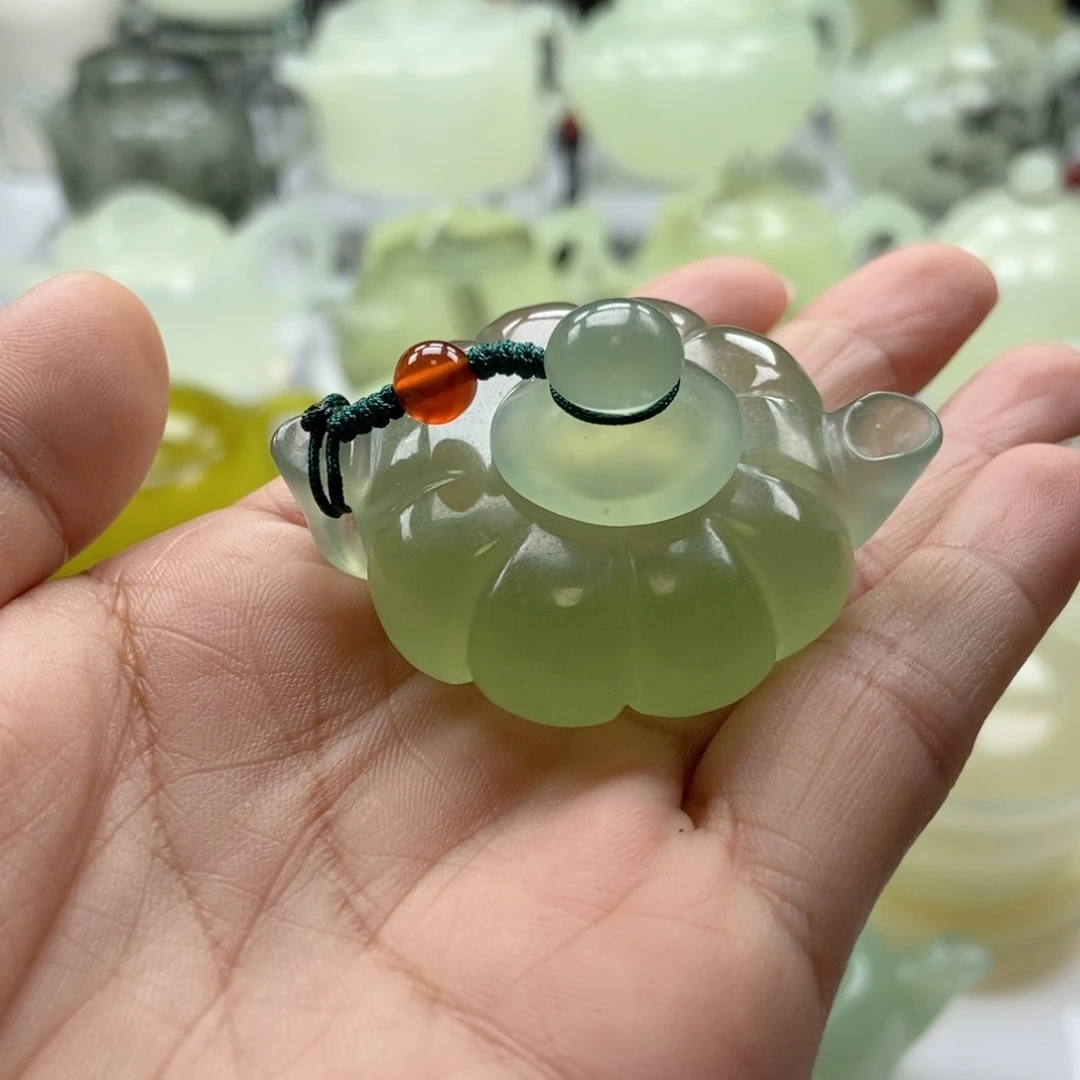 蛇纹石玉未镶嵌手把