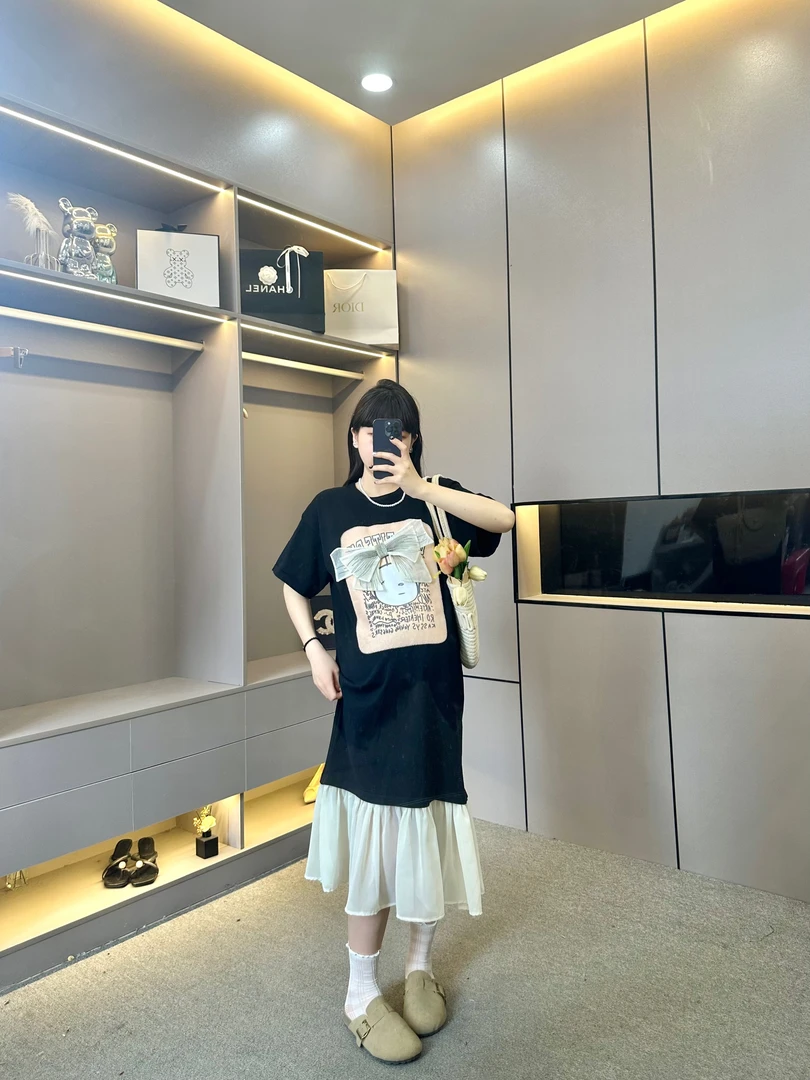 【清！】孕妇夏装新款连衣裙夏季假两件高级感穿搭早春裙子外穿