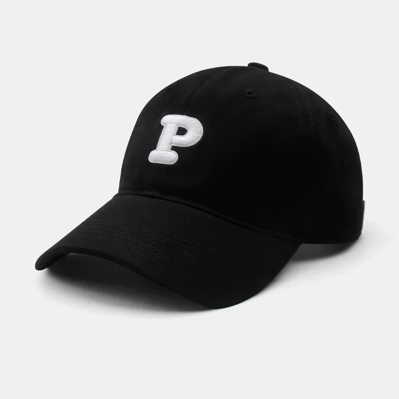 【瑞姐同款】P字母棒球帽子女春夏季韩版ins百搭休闲鸭舌帽防晒帽子