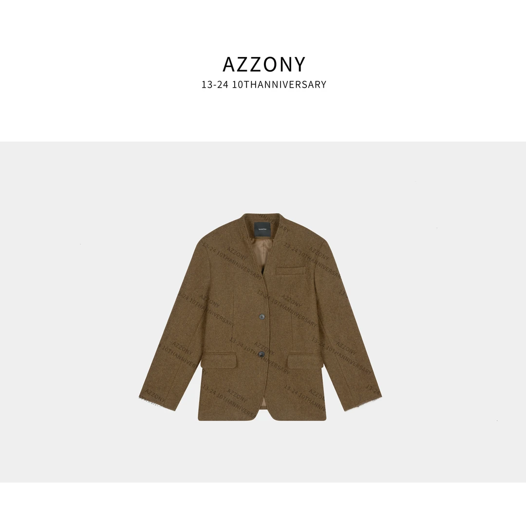 2 YYL 咖色羊毛西装  2025冬款上新winter  TH10111